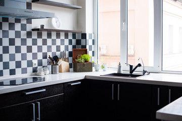 Wall Mural - interior of a modern kitchen