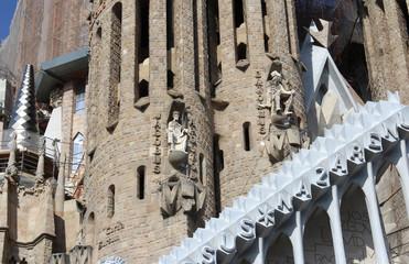 Sagrada Familia Basilica, Church of Barcelona, Spain
