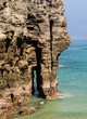 Sea arch near Bossiney Haven cove, Cornwall