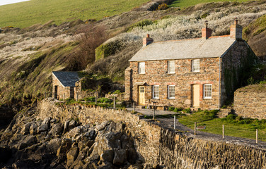 Harbour of Port Quin in Cornwall