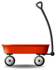 Poster - Red wagon