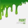 Paint colorful dripping background, vector illustration