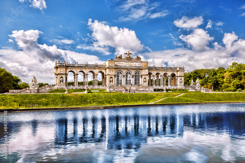 Gloriette with lake in Schonbrunn Palace, Vienna, Austria Poster