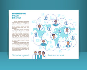 Wall Mural - flyer, leaflet, booklet layout. editable design template a5. eps