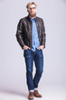© Viorel Sima - Full body picture of a young hipster man