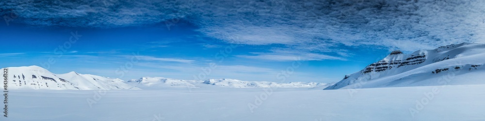 Arctic spring in south Spitsbergen - obrazy, fototapety, plakaty 