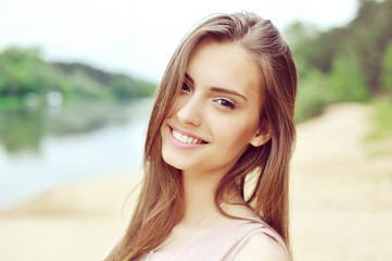 beautiful smiling girl