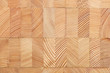 Background with glued larch wooden blocks.