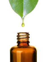 Organic Bio Alternative Medicine.Essemtial Oil.Skin Care.isolated On White