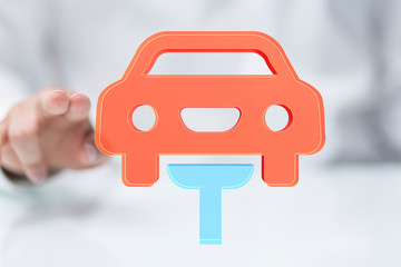 Leinwandbilder - repair car