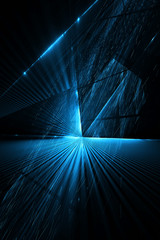 Wall Mural - Abstract futuristic background