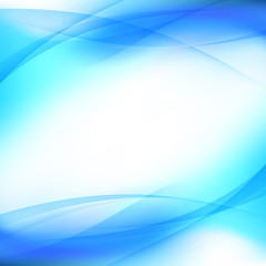 Wall Mural - halftone transparent blue swoosh line template