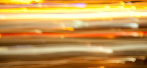 Wall Mural - golden bright night lights background