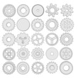 © bescec - cartoon image of gear wheels