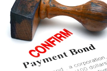 Wall Mural - Payment bond - confirm