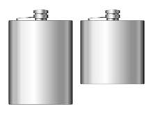 Metal Flask Vector