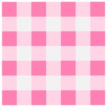 Pink Checkered Tablecloths Pattern
