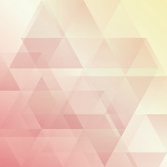 Wall Mural - Abstract geometric background, modern triangular design