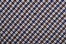 Fabric Blue, Brown Cells, Plaid, Texture