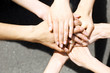 © Africa Studio - United hands outdoors