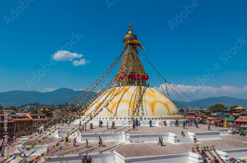 Photo Bouddhanath Temple in Kathmandu Nepal