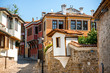 Old city street view in Plovdiv