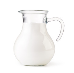 Wall Mural - Glass jug milk