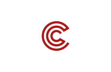 Letter C Logo vector alphabet design element template. ABC conce