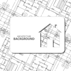 Poster - Black architecture background