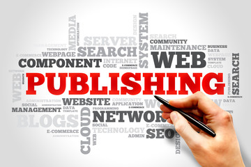 Publishing word cloud, business concept