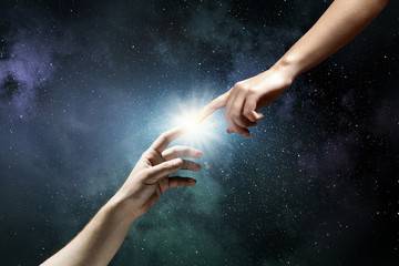 Wall Mural - moment of creation