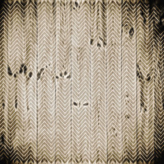 Wall Mural - Close up of gray wooden fence panels