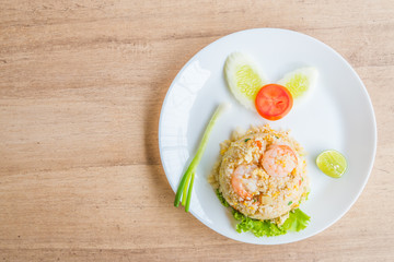 Sticker - Fried rice with shrimp