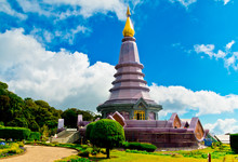 Landscape Of Two Pagodas Noppamethanedol & Noppapol Phumsiri In