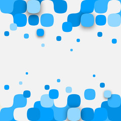 Poster - Illustration of abstract texture with squares.