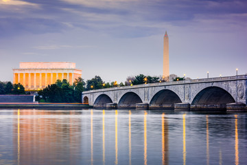 Fototapete - Washington DC Skyline