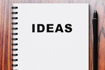 Aufkleber - White diary for recording ideas