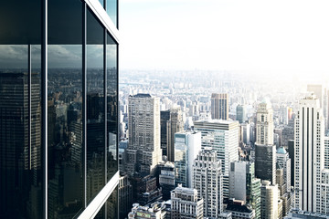 Wall Mural - Modern glass office building