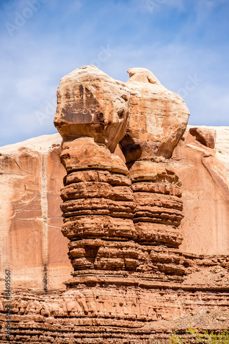 Fotografie, Obraz hoodoo rock formations at utah national park mountains
