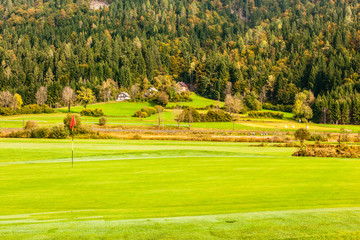 Mountain golf course