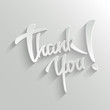 Thank You lettering Greeting Card