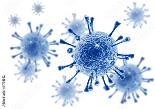 virus 3d rendering of a virus Illustration Stock | Adobe Stock