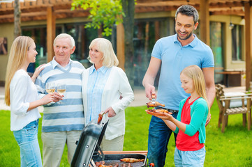 Wall Mural - Barbeque time. 