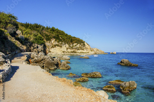 Nowoczesny obraz na płótnie Grecka plaża