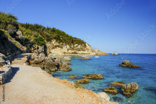 Naklejka na szafę Grecka plaża