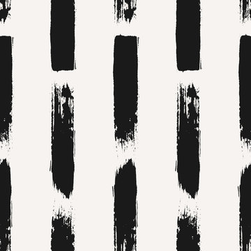 Wall Mural -  - hand drawn brush strokes seamless pattern