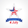 independence day USA star white