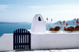 Fototapeta Do przedpokoju - Architecture on Santorini island, Greece