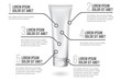 © leszekglasner - Cosmetics tube infographic vector illustration