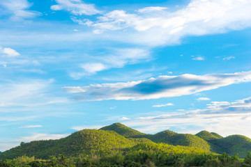 mountain and sky